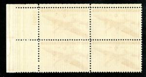 U.S. Scott C25 6-Cent Transport Airmail MNH Plate Block of 4