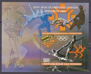 1983 Chad 973/B153 1984 Olympic Games in Sarajevo 5,50 €