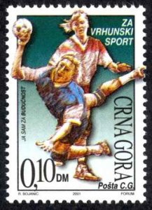 Montenegro MNH 2001 Handball