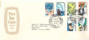 Australian Antarctic Territory Scott L8-L10. L12-14 Typewritten Address with ...