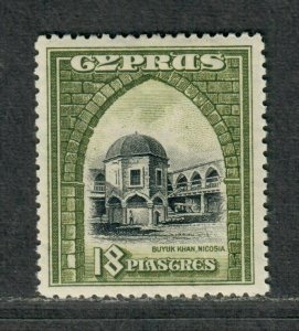 Cyprus Sc#134 M/H/VF-EF, Cv. $55