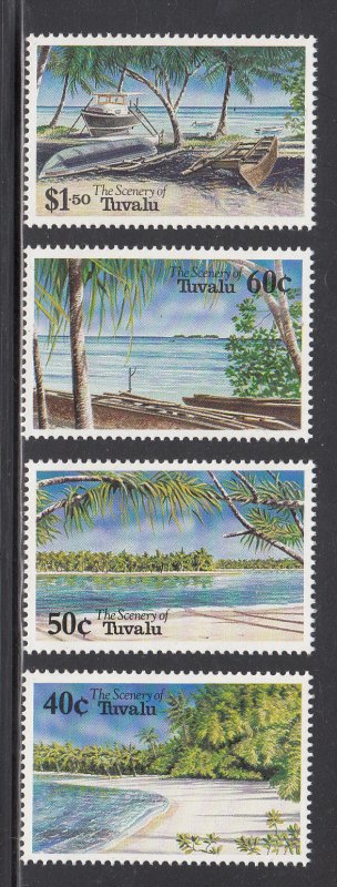 Tuvalu Scott #658-661 MNH