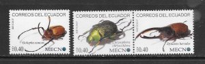 ECUADOR #1888-9 BEETLES MNH