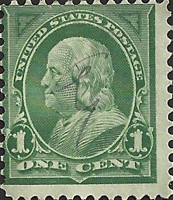 # 279 DEEP GREEN USED BEN FRANKLIN