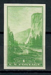 756 National Parks Issue: Yosemite  F-VF MNH NGAI Single