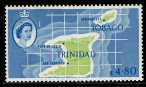 TRINIDAD & TOBAGO QEII SG297, $4.80 apple-green & pale blue, M MINT. Cat £22.