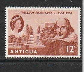 1964 Antigua - Sc 151 - MNH VF - 1 single - Shakespeare