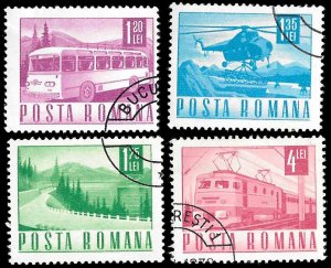 Romania SC 1976,1977,1981,1987 * Transportation * CTO * 1968