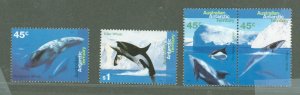 Australian Antarctic Territory #L94-L97  Single (Complete Set) (Fauna)