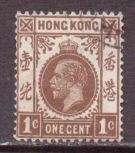 Hong Kong   #129  used  (1921)  c.v. $0.50