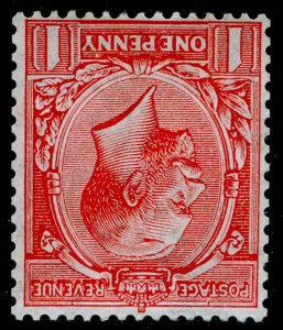 SG398Wi, 1d dull scarlet, LH MINT. Cat £1100. WMK INV.