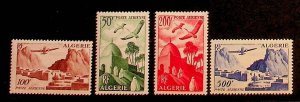 ALGERIA Sc C8-11 NH ISSUE OF 1949 - BIRDS OVER CITY
