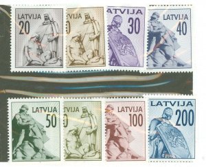 Latvia #319-326 Mint (NH) Single