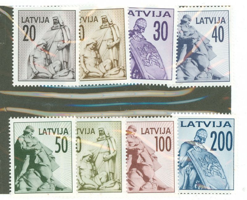 Latvia #319-326 Mint (NH) Single