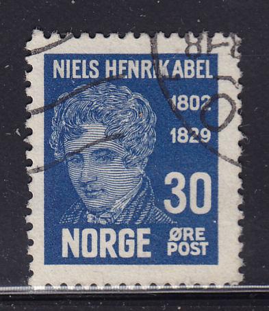 Norway 148 Niels Henrik Abel 1929