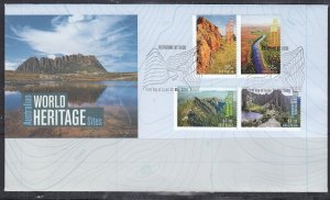 Australia Scott 3264-7 FDC - World Heritage Sites