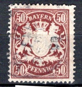 German States Bavaria Scottl # 70a, used