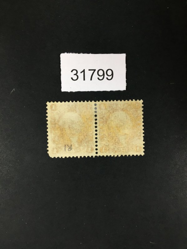 US STAMPS # R1c UNUSED NO GUM PAIR LOT #31799