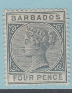 BARBADOS 64  MINT HEAVY HINGED OG * NO FAULTS EXTRA FINE! - ZXQ