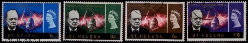 St Helena 1966 SC# 184-7 Churchill CTO E48