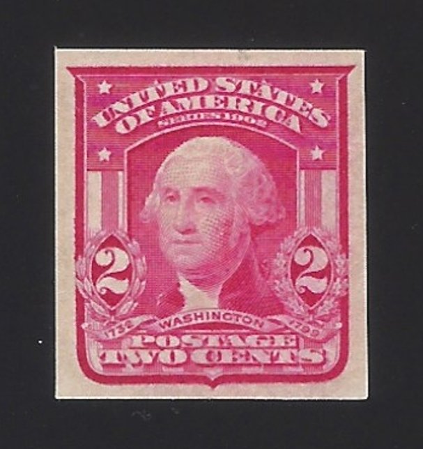 US #320 1906 Carmine Type I Imperf Wmk 191 MNH VF SCV $32.50