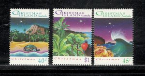 CHRISTMAS ISLAND SC# 354-6 VF/MOG