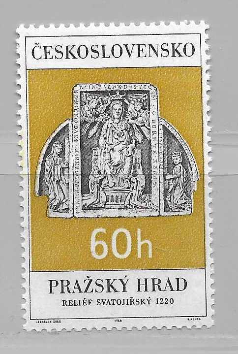 Czechoslovakia 1389 Madonna Altar Piece single MNH