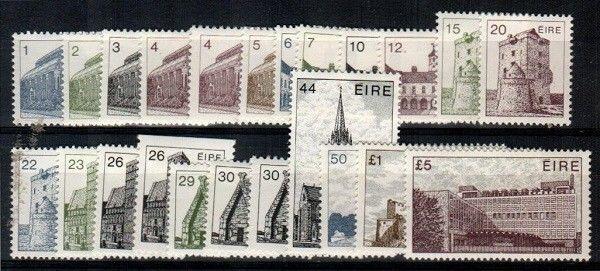 Ireland Scott 537-56,540a,550d,552a Mint NH (Catalog Value $90.00)