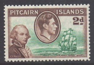 Pitcairn Islands Scott 4 - SG4, 1940 George VI 2d MH*