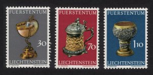 Liechtenstein Drinking Vessels Prince's Collection 3v 1973 MNH SC#530-532