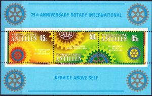 Antilles. 1980. bl12. Rotary Club. MNH.