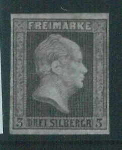 88175-Germany PRUSSIA-Collectible STAMPS-Michel # 4 II-IMPERF MNH 