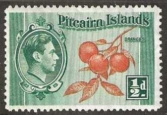 Pitcairn Islands Sc. # 1 mint,  hinged. 1940.  (P234)