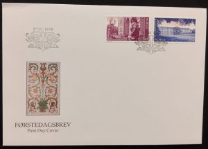 DM)1998, NORWAY, FIRST DAY COVER, ISSUE, CL ANNIVERSARY OF THE ROYAL PALACE, FDC