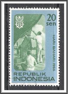 Indonesia #687 Maritime Day Used