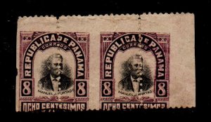 Panama 190 Error Pair Mint Hinged