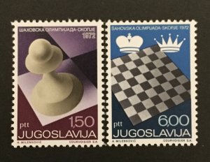 Yugoslavia 1972 #1114-5, MNH, CV$ 1.50