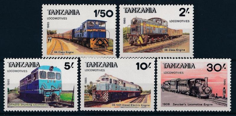 [63677] Tanzania 1985 Railway Train Eisenbahn Chemin de Fer  MNH