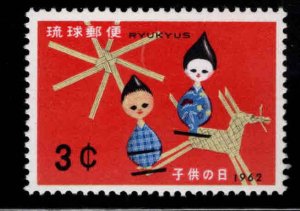 RYUKYU Scott 97 Doll stamp MNH** gum