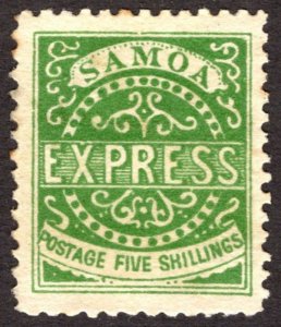 1877, Samoa 5Sh, MNG, Sc 8