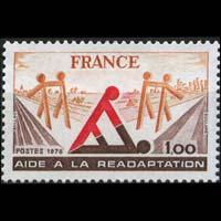 FRANCE 1978 - Scott# 1622 Handicapped Set of 1 NH