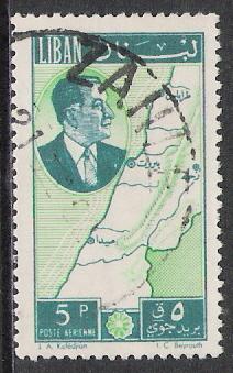 Lebanon #C296 Airmail Used