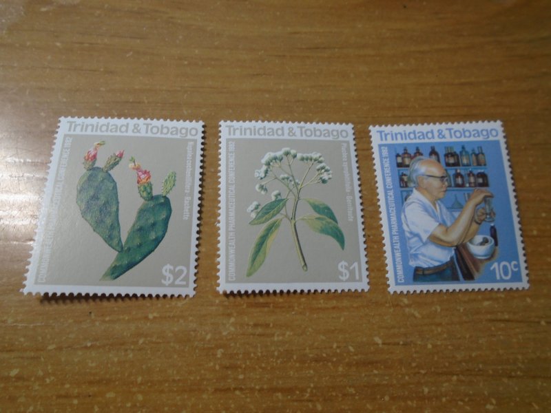 Trinidad & Tobago  #  358-60  MNH   Flowers