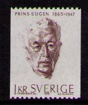 SWEDEN Sc# 684 MH FVF Prince Eugen Art Painter  1k