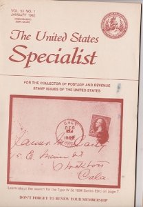 10 Different Volumes of The United States Specialist from 1982