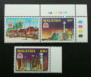 *FREE SHIP Malaysia 100 Years Electricity 1994 Power Bicycle (stamp plate) MNH