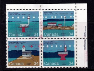 CANADA  1985-  Lighthouses   - VF-used set # 1066b