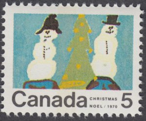 Canada - #523p  5c Christmas, Snowmen, WCB Tagged - MNH