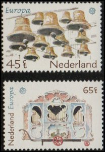 Netherlands 613-14 - Mint-NH - Europa / Carillon / Barrel Organ (1981)(cv $1.60)