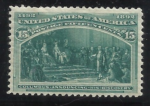238  15c  MHR F/VF Centering